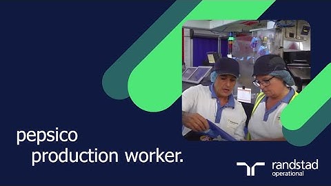working as a production worker at pepsico via randstad