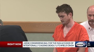 Judge considers bail for man accused of intentionally causing fatal crash