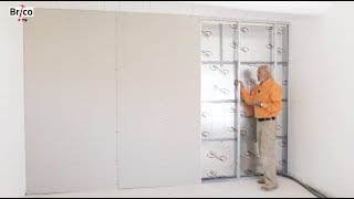 Isoler un mur avec contrecloison plaque de plâtre  Tuto avec Robert