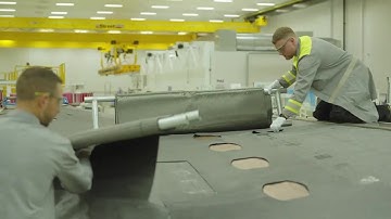 Inside the Wing Factory of an Airbus A220!