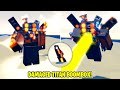 How to get DAMAGED TITAN BOOMBOX   ULTIMATE RECOVERY BADGE in SUPER BOX SIEGE DEFENSE! (ROBLOX)