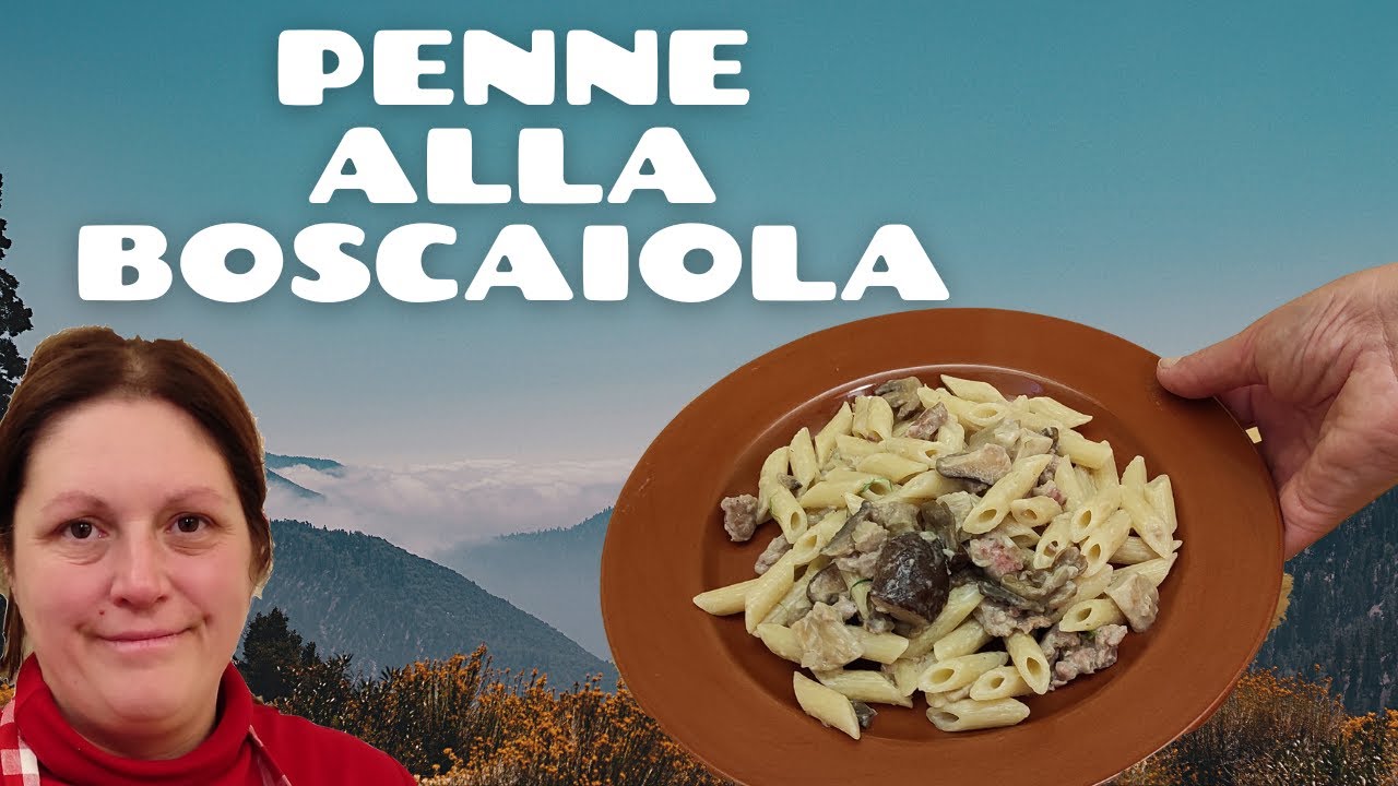 Pasta alla boscaiola con salsiccia e funghi | Ricetta salutista - YouTube