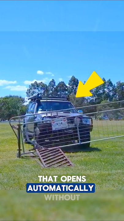 Self-Opening Smart Gate