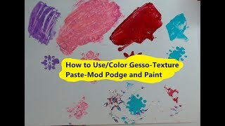 Image Transfer Mod Podge vs Matt Medium vs Gesso vs Acrylic Paint 