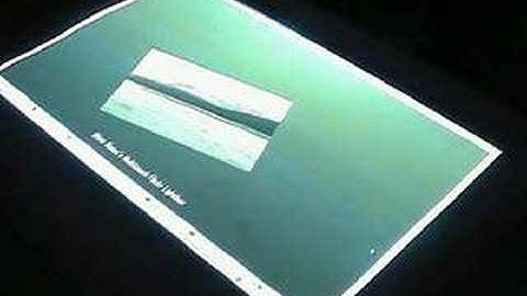 DIY Multitouch display: first test