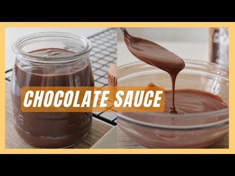 ซอสช็อกโกแลต สำหรับทำไส้, ราดเค้ก,ขนมปัง  รสเข้มข้น อร่อย  | How to make  Chocolate Sauce