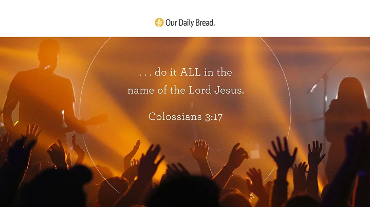 All for Jesus | Audio Reading | Our Daily Bread Devotional | May 25, 2023