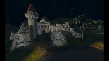 Medieval Engineers Twitchy Deer Castle Halloween Update