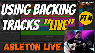 Running Backing Tracks LIVE | Ableton LIVE Part 4
