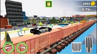 Police Car Stunt Mega Ramp GT Racing 2020 - Police Car Driving Skills - Android Gameplay screenshot 2