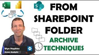 archive old data to speed up sharepoint or onedrive folder refreshes in power bi and excel