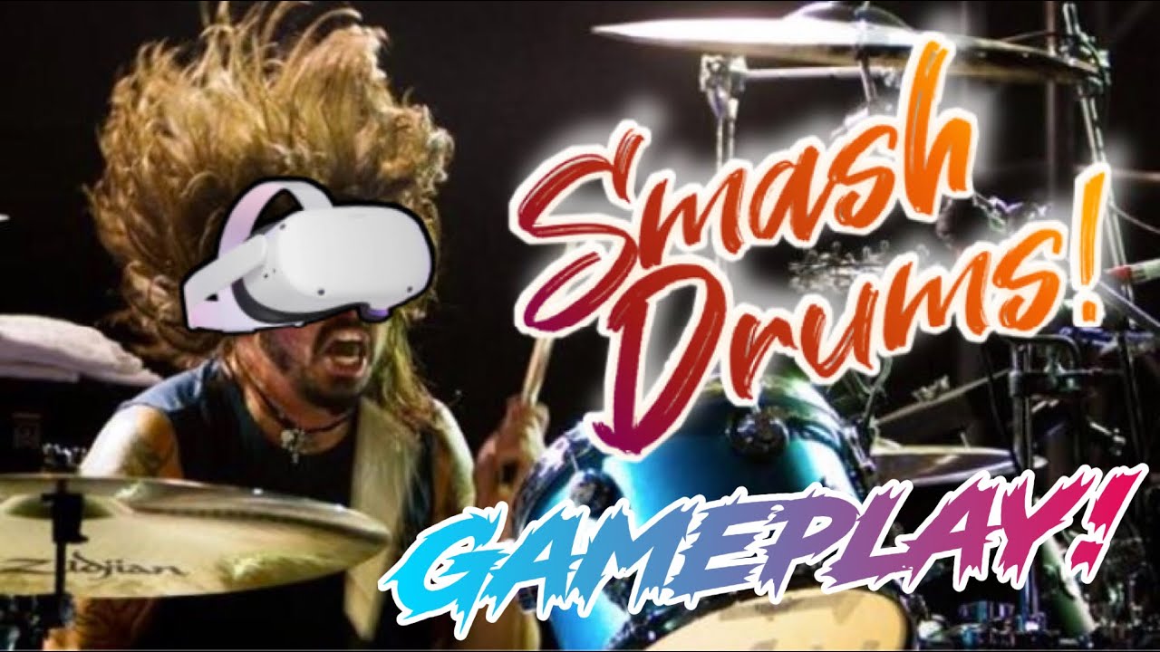 Smash Drums like Dave Grohl! New App Lab Game on Oculus Quest 2! YouTube