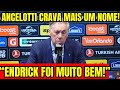 URGENTE! ANCELOTTI CRAVA MAIS UM NOME NA LISTA! “ENDRICK FOI MUITO BEM!” RASGOU ELOGIOS!