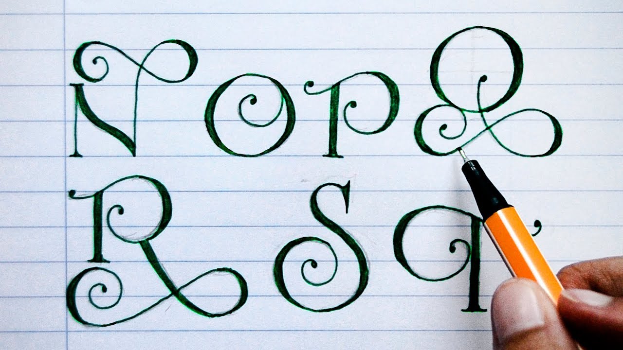 LETTERING ALPHABET #5 | MelganniaTV