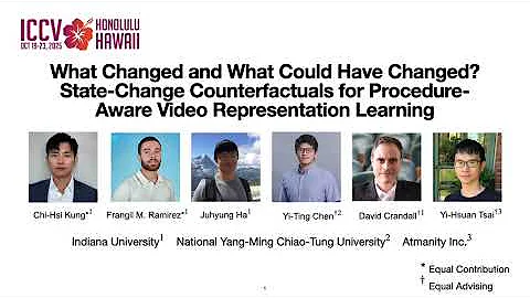 [ICCV 2025] State-Change Counterfactuals for Procedure-Aware Video Representation Learning