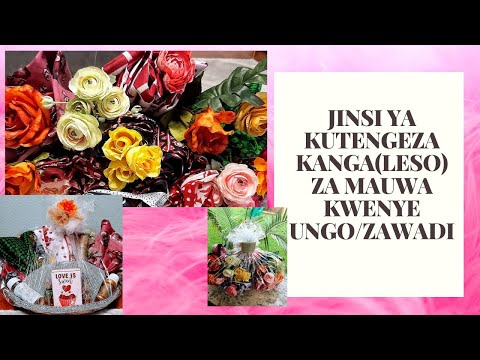 Video: Jinsi Ya Kupamba Kikapu Cha Zawadi Na Maua