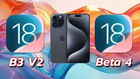 ทดสอบความเร็วและแบตเตอรี่ 🔋 iPhone 15 Pro Max iOS 18 Beta 3 V2 VS 18 Beta 4