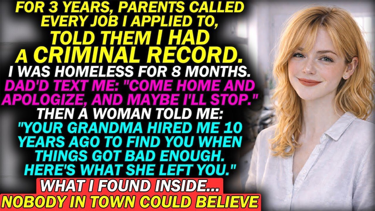 My Parents Called Every Job I Applied To And Told Them I Had A Criminal Record...
