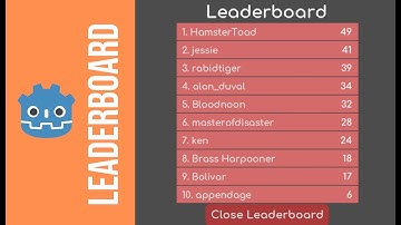 Building a Leaderboard in Godot (Making Cyberglads 8)