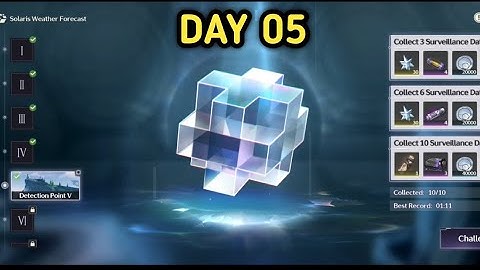 (Day 5) Event Solaris Weather Forecast - Detection Point V | Wuthering Waves Guide