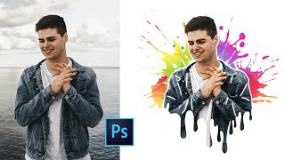 Splatter Effect Photoshop Tutorial | Photo Effect screenshot 4