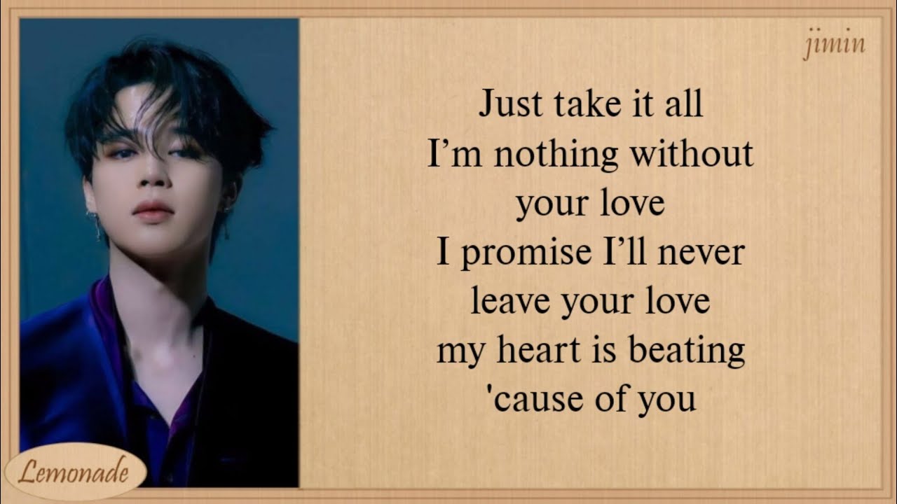 BTS Jimin X Ha Sungwoon With You Lyrics 