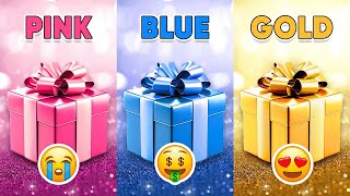 Choose Your Gift...! Pink, Blue or Gold 💗💙⭐️ How Lucky Are You? 😱 Beat Quiz