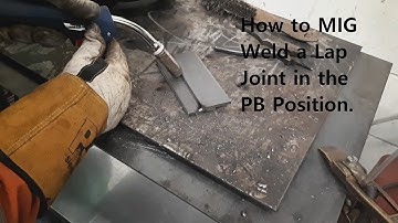 How To MIG weld a Lap Joint