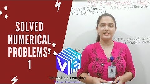 EMFT Numerical Vector Calculus |Tutorial Part 1 | EMFT | Antenna  I Wave Propagation I GATE ESE