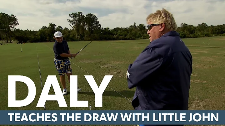 John Daly teaches the draw with his son Little John