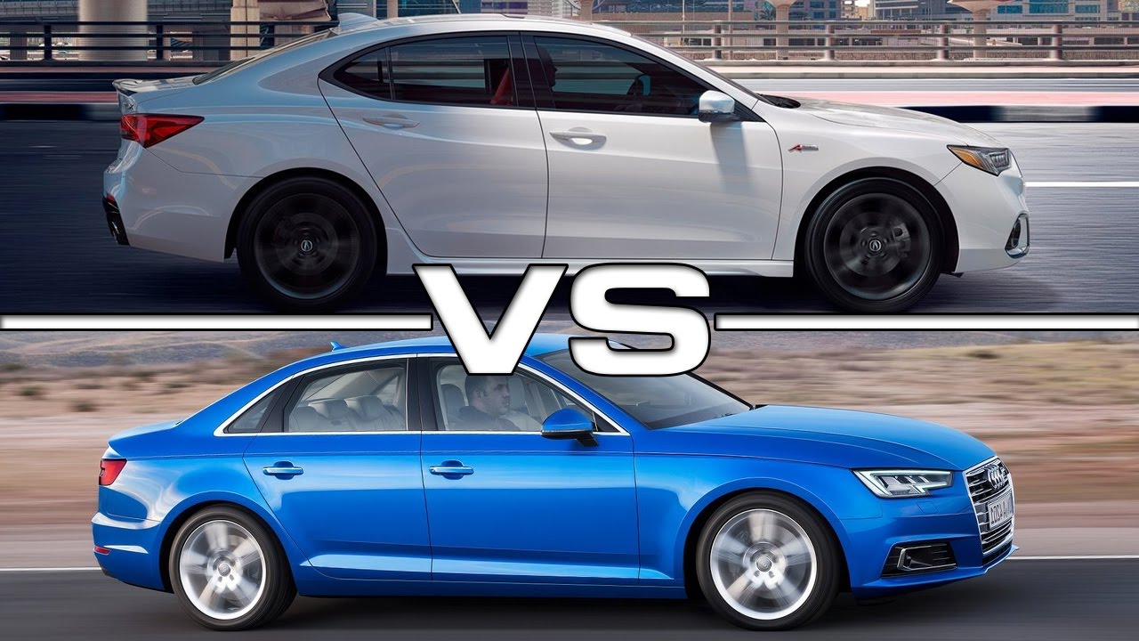 2018 Acura TLX vs 2017 Audi A4 - YouTube