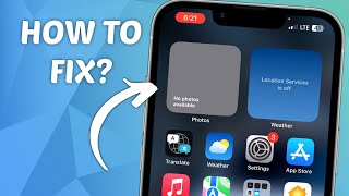 How to Fix No Content Available in Photo Widget on iPhone