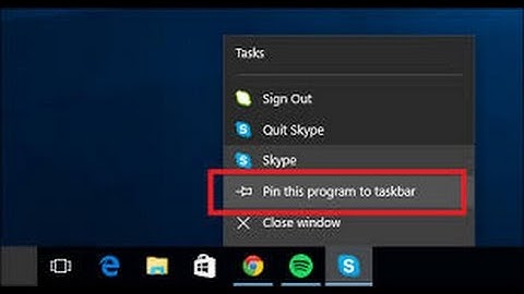 How to pin and unpin Apps in taskbar   in windows 7/8/8.1/10