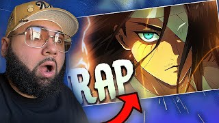 I CRIED! EREN JAEGER RAP | 'Eyes on Me' | RUSTAGE ft. McGwire [Attack On Titan] - Reaction