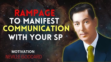 Woede om communicatie met uw specifieke persoon te manifesteren | NEVILLE GODDARD MOTIVATIESPRAAK