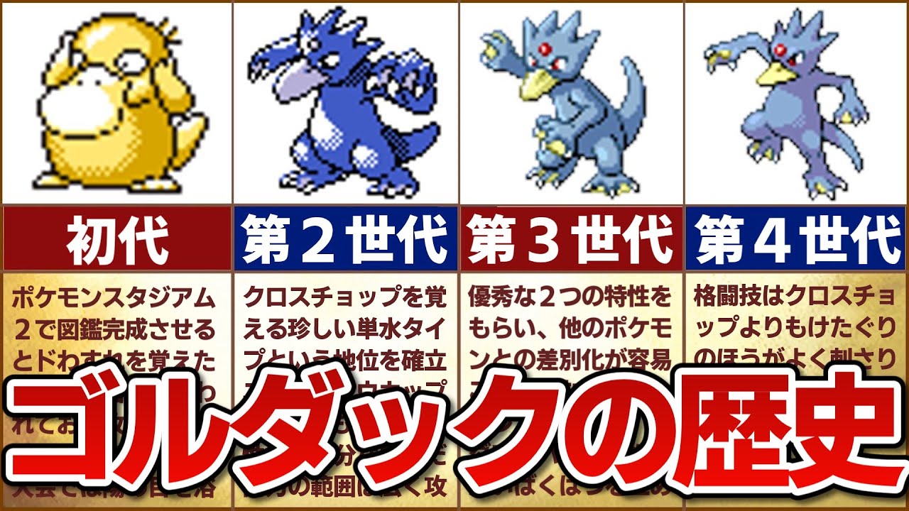 Masuda's Favorite] Golduck's History in the PvP Environment - YouTube