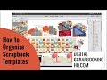 How to Organize Digital Scrapbooking Templates