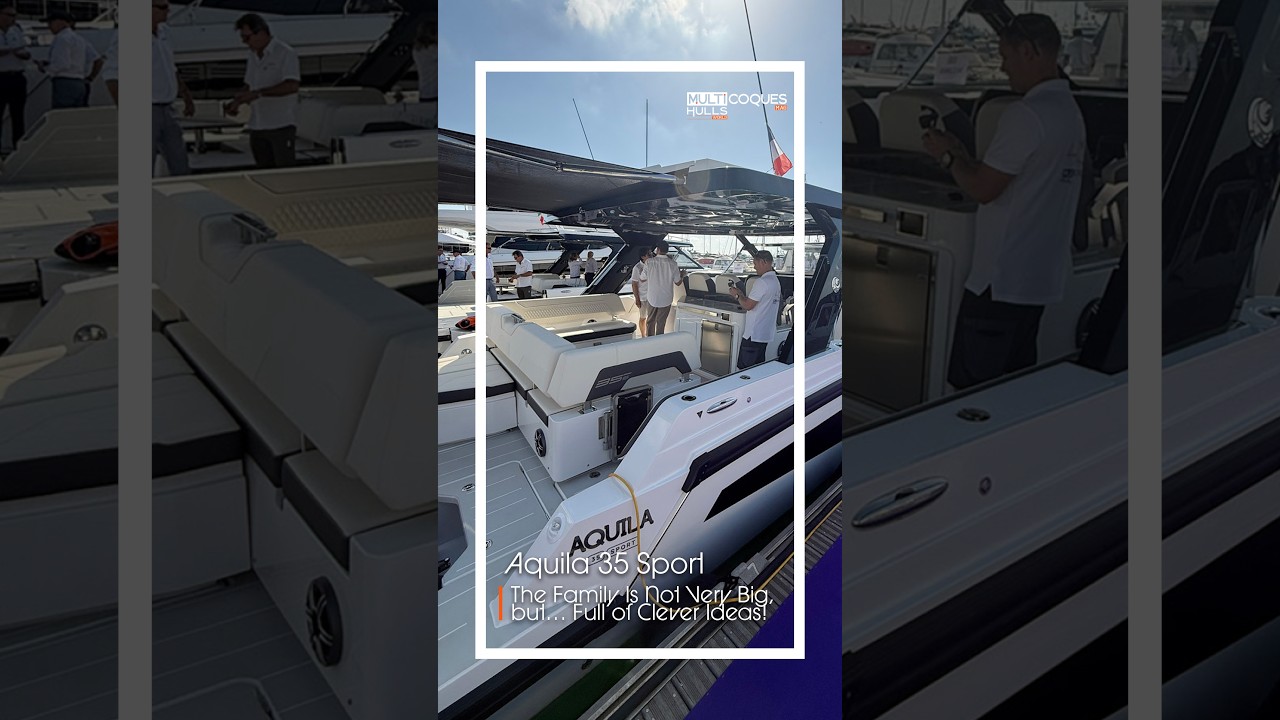 ⁣Aquila 35 Sport | Cannes Yachting Festival | Multihulls World