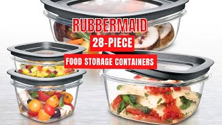Rubbermaid 28-Piece Food Storage Containers The Ultimate Solution For Fresh And Organized Meals