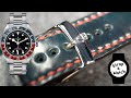 TUDOR Black Bay GMT 'Diet Pepsi' with Handmade Horween® Intense Blue Shell Cordovan Leather Strap!