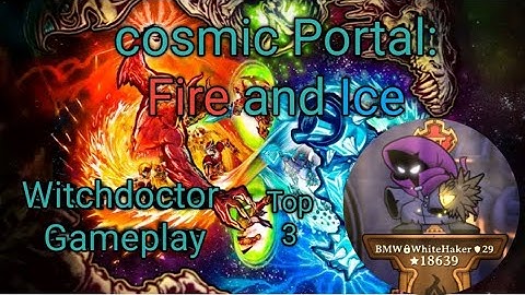Magic rampage "" Weekly dungeon "" cosmic portals :fire and ice""Top 3🎖️🎖️🎖️