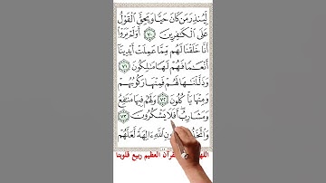 سورة يس من الاية 71الى الاية 75 #اكسبلور #quranmemorisation #holyquran