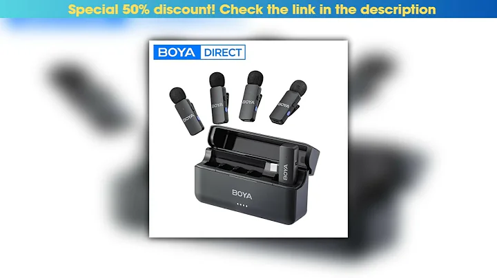 Editor’s Choice BOYA BY-V4 Wireless Lavalier Microphone for iPhone 15/16 Series Type C Smartphone 4