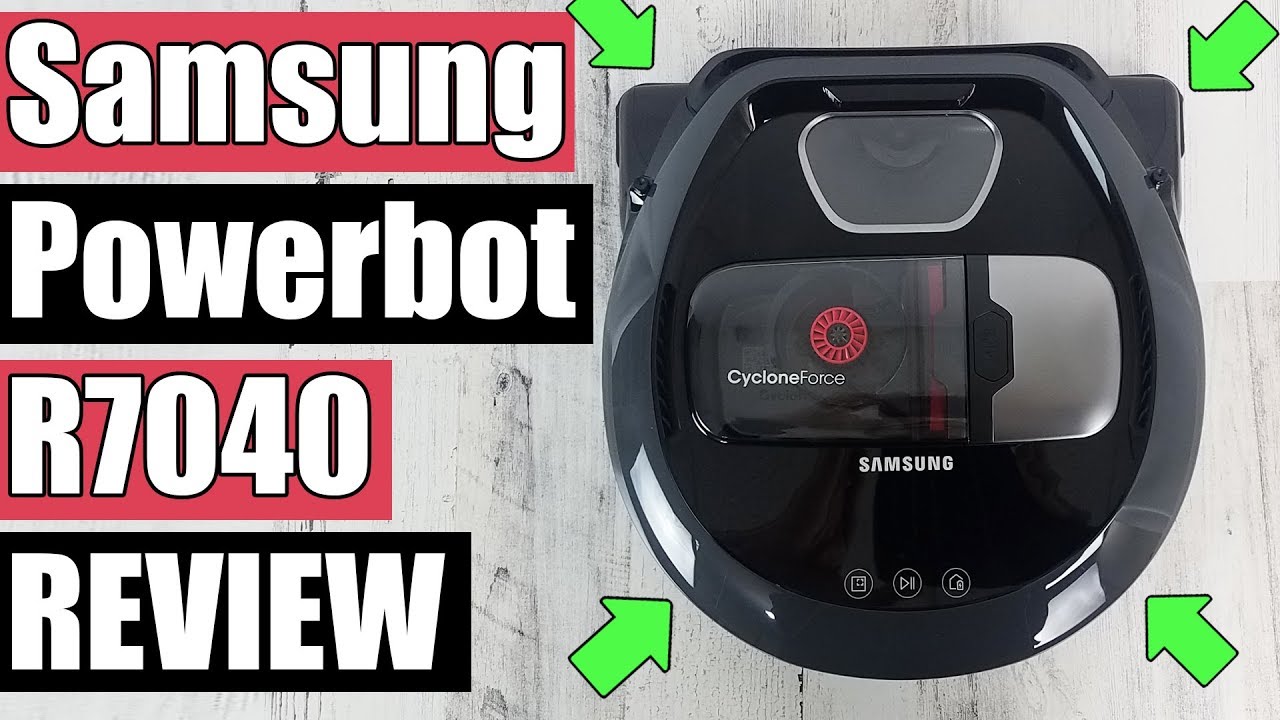 SR1AM7040WG Details about   Samsung R7040 POWERbot Robot Vacuum Cleaner 