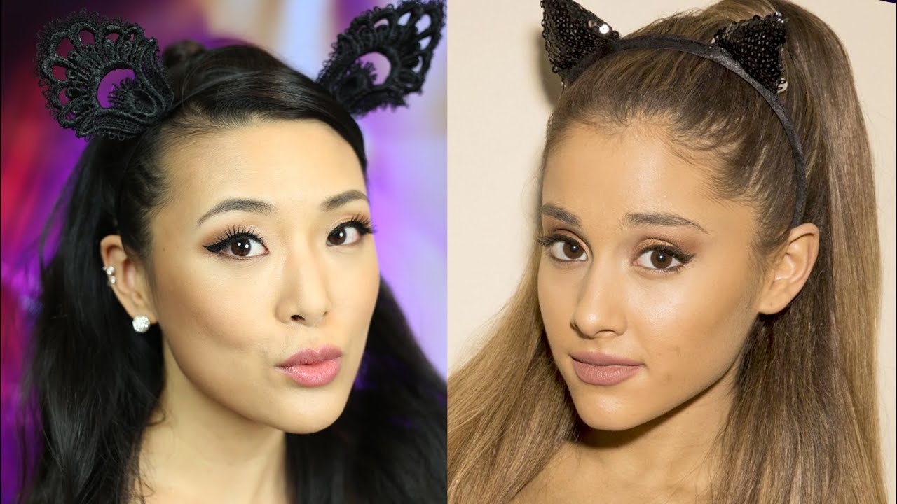 ARIANA GRANDE Halloween Hair Makeup Tutorial YouTube