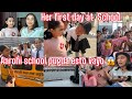 First day at school  school pugda k vayo esto  aarohi adhikari  everest ebs  ashmita 