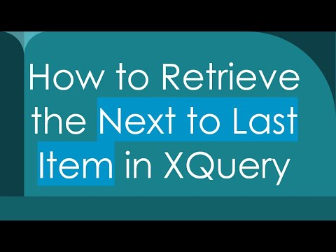 How to Retrieve