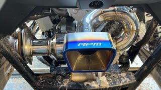 Polaris RZR PRO R Ripping on a RPM Motorsports 3&quot; Sport Muffler