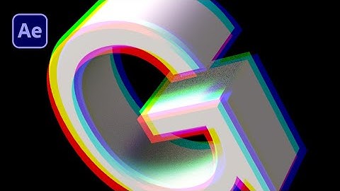 How To Create Chromatic Aberration RGB Effect In After Effects