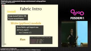 Celebrity Fabricate your automated devops environment using python Net Worth